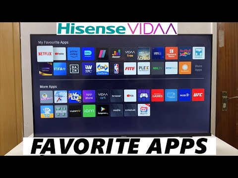 Hisense VIDAA Smart TV: How To Add Apps To 'Favorites'