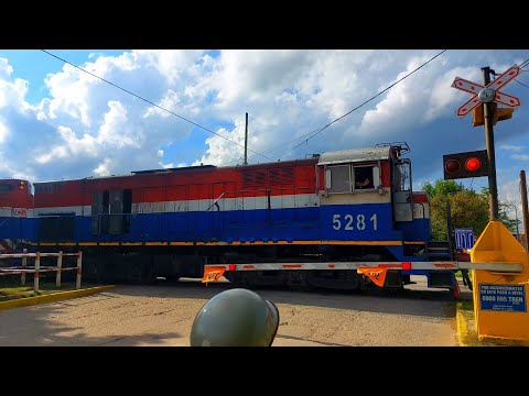 [4K] Tren cargado de NCA con destino a Rosario pasando por Marcos Juárez!!!!!!