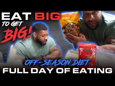 WHAT I EAT TO GET TO 300LBS / Full Day Of 'OFF-SEASON' Eating / Nathan De Asha Pro Bodybuilder Diet