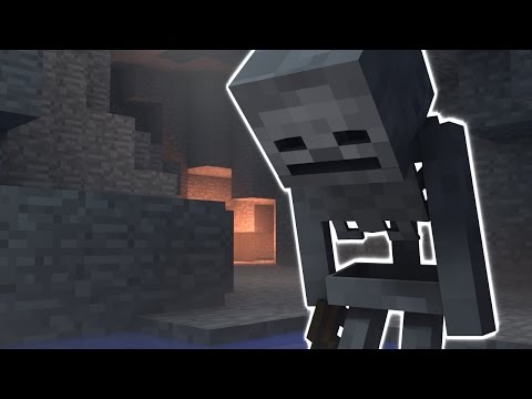 PopuarMMOs Pat And Jen Minecraft Sad SKELETON CHALLENGE GAMES Lucky Block Mod Modded Mini Game