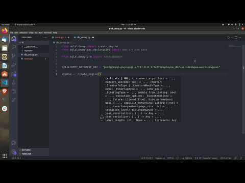 Fastapi And Postgresql Database Connectivity In Python Fastapi Sqlalchemy Migrations