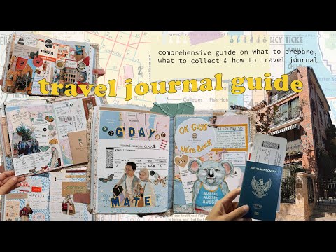 how i travel journal: my process, tips & creative ideas ✿ easy travel journaling guide
