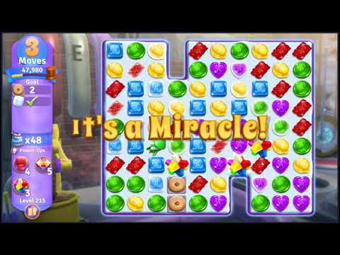 Wonka's World of Candy Level 215 - NO BOOSTERS + FULL STORY 🍫 | SKILLGAMING ✔️