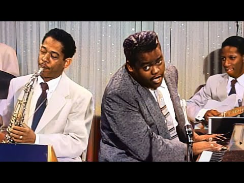 Fats Domino (Colorized & 4K Remastered) - Ain't That A Shame 1956