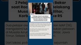 2 Pelajar Alami Luka Bakar saat Racik Mercon di Belakang Musala Blitar, Korban Dilarikan ke RS