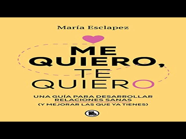 Vídeo relacionado con Me quiero, te quiero. El cuaderno: Ejercicios para desarrollar relaciones sanas (y mejorar las que ya tienes) (Bruguera Tendencias)