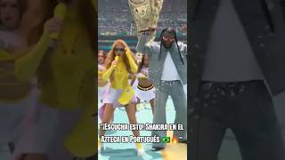 SHAKIRA AT AZTECA! 🔥 ¡La versión en portugués! #Shakira #DaiDai #EstadioAzteca #Shorts