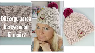 daha kolay örgü bere yok/ örgü bere şapka modelleri/ PON PON yapımı / Figen Ararat