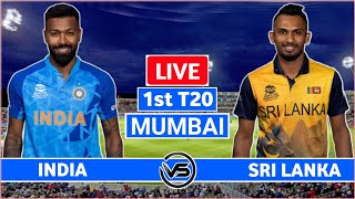 India vs Sri Lanka 1st T20 Live  IND vs SL 1st T20