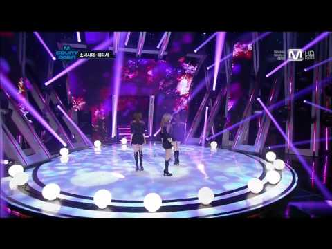 Girls' Generation - TTS - Baby Steps & Twinkle 120503 M! Countdown HD