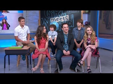 Cast of 'Girl Meets World' Takes Over Times Square | Good Morning America | ABC News