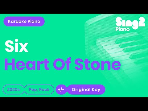 Natalie Paris - Six | Heart of Stone (Karaoke Piano)