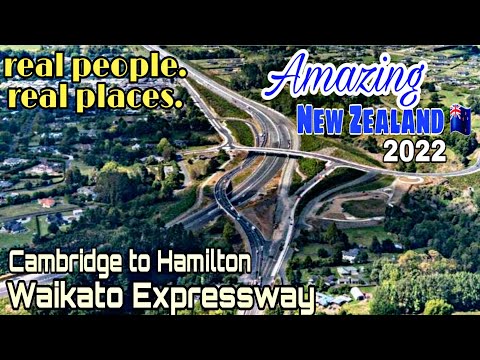 Ride|NON-STOP Cambridge To Hamilton| Highway In New Zealand Waikato Expressway| No Talk Just Ride NZ