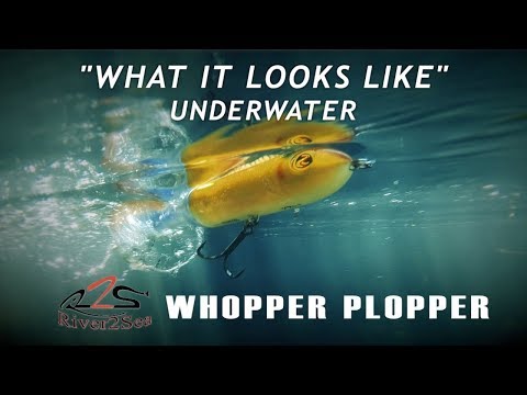 Vobler River2Sea Whopper Plopper 190 19cm 78g Yellow Head 19 F