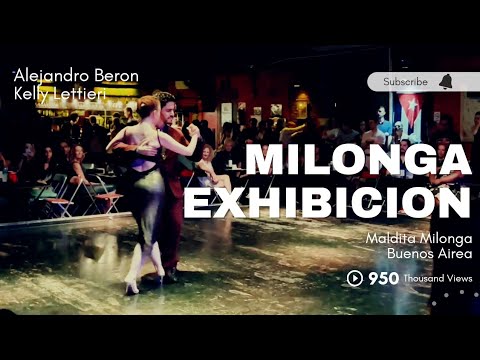 El Paisanito D'Arienzo Alejandro Beron Kelly Lettieri dance milonga in Maldita Milonga Buenos Aires