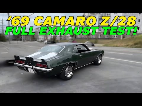 1969 Chevy Camaro Z/28 Exhaust Sound Comparison w/ Black Widow, Flowmaster & Flow Chaser!
