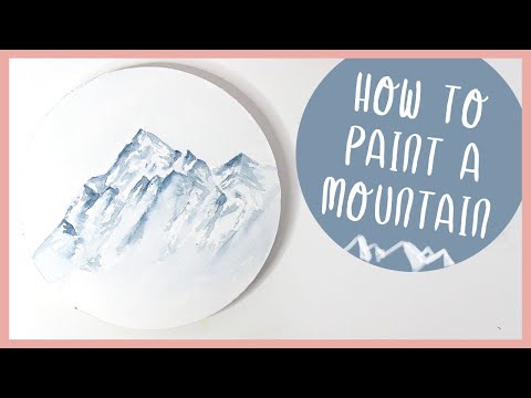 How To Paint Mountains With Watercolor For Beginners