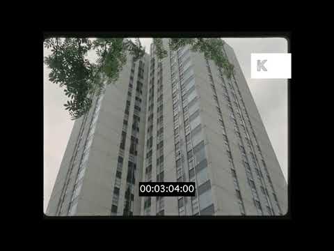 1960s Swiss Cottage Housing, London Flats, HD