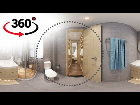 360 video | VR | Flushed down a toilet version 2 #360video