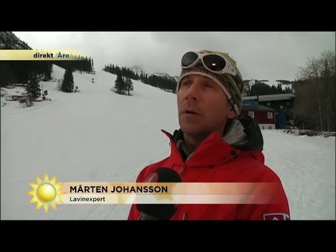 Lavinfaran i fjällen – experten ger sina tips - Nyhetsmorgon (TV4)