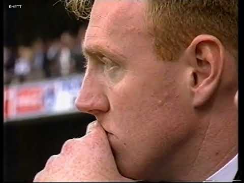 Three-quarter time break in 1995 AFL Grand Final.
