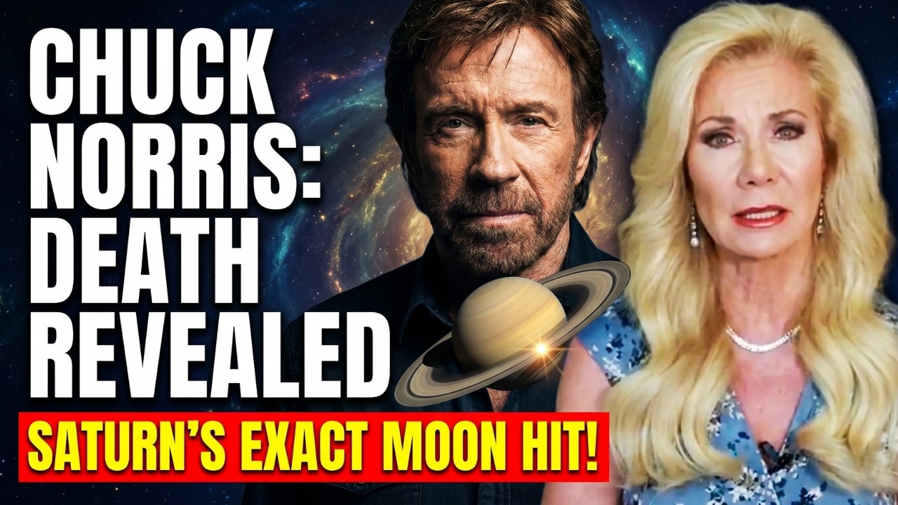 The ASTROLOGY of Chuck Norris's Death — Saturn's Exact Hit on His Moon | Vedic Astrology