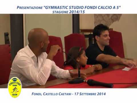 PRESENTAZIONE GYMNASTIC STUDIO FONDI CALCIO A 5   STAGIONE 2014 15 mpg
