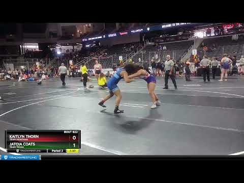 144 Lbs 5th Place Match - Kaitlyn Thorn, Team Montana Vs Jatoia Coats, Team Texas 1911