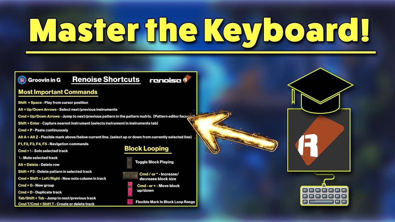Mastering the Keyboard Workflow in Renoise
