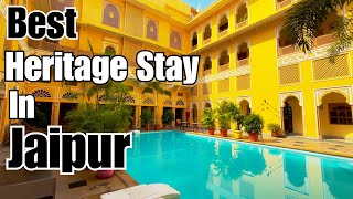 Hotel Tour - Nirbana Palace Best Heritage Stay in Jaipur with Pool, Duplex Room 