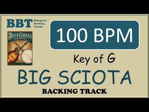 Big Sciota - 100 BPM bluegrass backing track