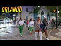 Downtown Orlando Florida Nightlife Walk