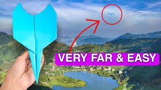 How to make a paper airplane easy that flies far, paper airplane jet, paper rocket