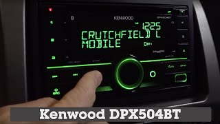Kenwood DPX504BT Display and Controls Demo | Crutchfield Video