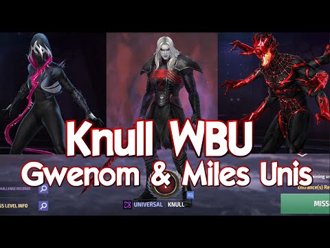 Knull WBU Gwenom and Miles Uni's | V650 Prebuild