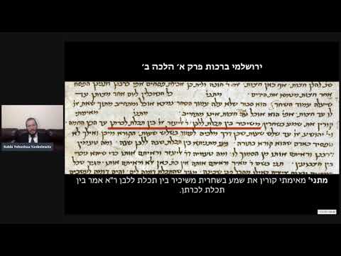 Rabbi Yehoshua Yankelewitz - Techeiles Yom Iyun - January 3, 2021 (19-20 Teves, 5781)