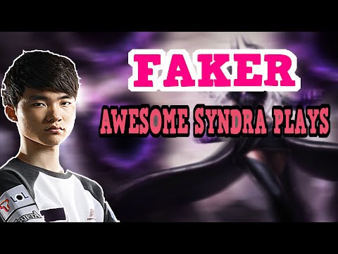 FAKER AWESOME SYNDRA PLAYS