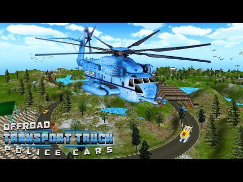 Offroad Transport Truck Police Cars