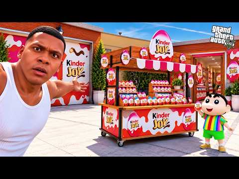 Franklin Shinchan Turned Their House Into A Kinderjoy House 😱😭 | GTA 5