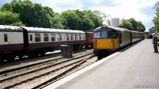 preview picture of video 'Part1 | Bodmin And Wenford Railway | Class 33 110 | 11/6/2011'