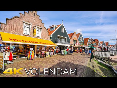 Volendam 🇳🇱 | The Most Beautiful Dutch Fishing Village In The Netherlands 🇳🇱 4K 60p (WITH CAPTIONS)