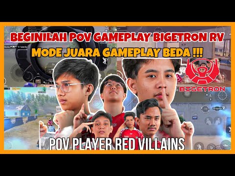 KEREN BANGET POV PLAYER  BIGETRON RED VILLAINS DI PMRC TERNYATA SEPERTI INI !!!