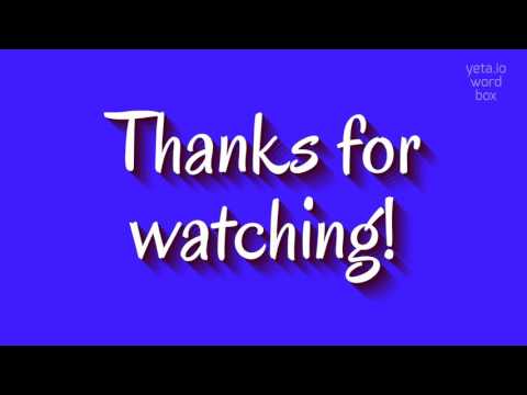 How to say "mcgill's"! (High Quality Voices)