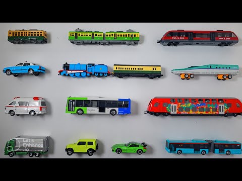 Toy Train and Car Collection for Kids with Tomica Siku | Learn Vehicles for Kids | Cars for Kids