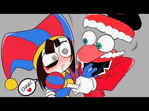 Pomni X Caine First Kiss 💕 | The Amazing Digital Circus Comic | TADC