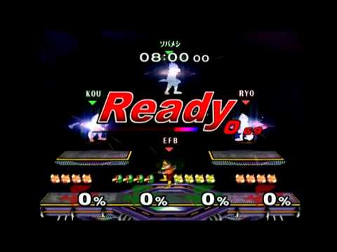 MasterHand 11 Doubles SF - Rudolph + RYO(Red) vs. Sobameshi + Kounotori(Green)