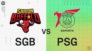 MSI 2022 - Rumble Stage D4 - SGB vs PSG