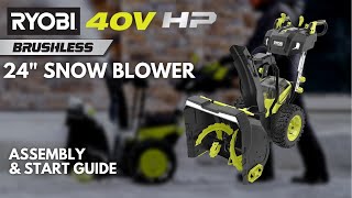 40V HP BRUSHLESS 18 SNOW BLOWER KIT - RYOBI Tools