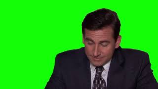 The Office Michael Scott "I tried, I tried...I feel like I'm dying inside" green screen