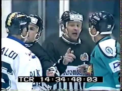 DEL 96-97 #30 Mannheim - Frankfurt 6-1 Teil 1